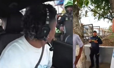 Policía le Mostró Arma de Dotación y lo Hizo Bajar de Vehículo