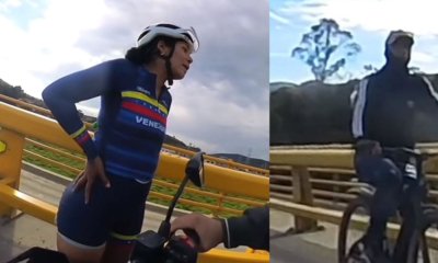 Así Quedó Grabado El Indignante Robo A UNA MUJER EN LAS CARRETERAS DE MOSQUERA; Iban en Bicicleta y Llevaban Armas