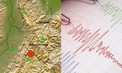 Servicio Geológico Colombiano Reportó Un Sismo en Santander; Magnitud y más detalla