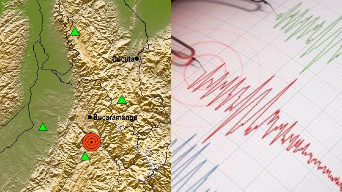 Servicio Geológico Colombiano Reportó Un Sismo en Santander; Magnitud y más detalla