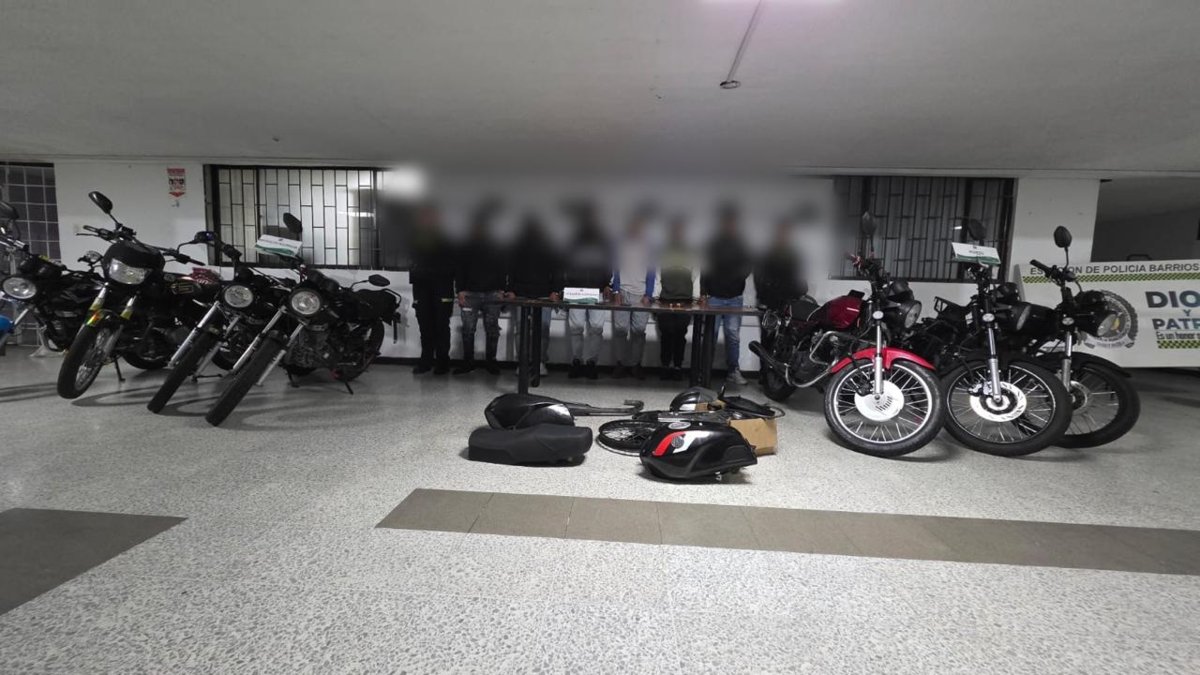 Cayó Banda Dedicada Al Hogo de Motos en Barrios Unidos