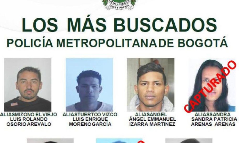 Buscan a Estos Cinco Integrantes de los 'Maracuchos', La Peligrosa Banda que Libró una Guerra en Bogotá y dejó Varios Cuerpos embolsados