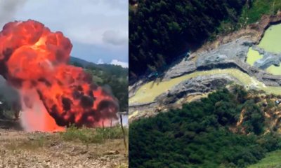 destruyen maquinaria utilizada para minería ilígal en amalfi y urrao