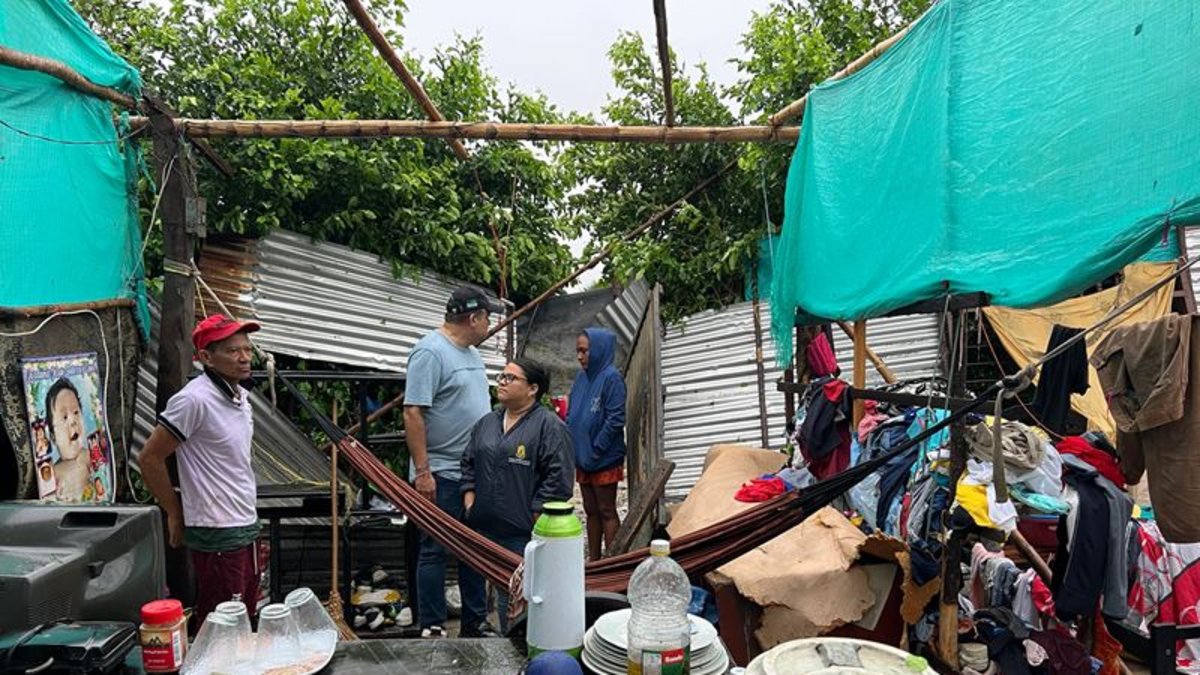 Emergencias: Más de 4.000 Familias Damnificadas en sucre por intensas lluvias y Vendaval