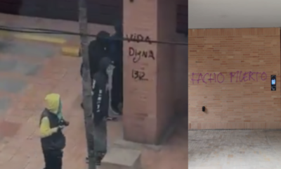Protestas de Estudiantes de la Universidad Pedagógica Terminan en Vandalismo y Mensajes de Odio en edificios y Conjuntos del Norte de Bogotá