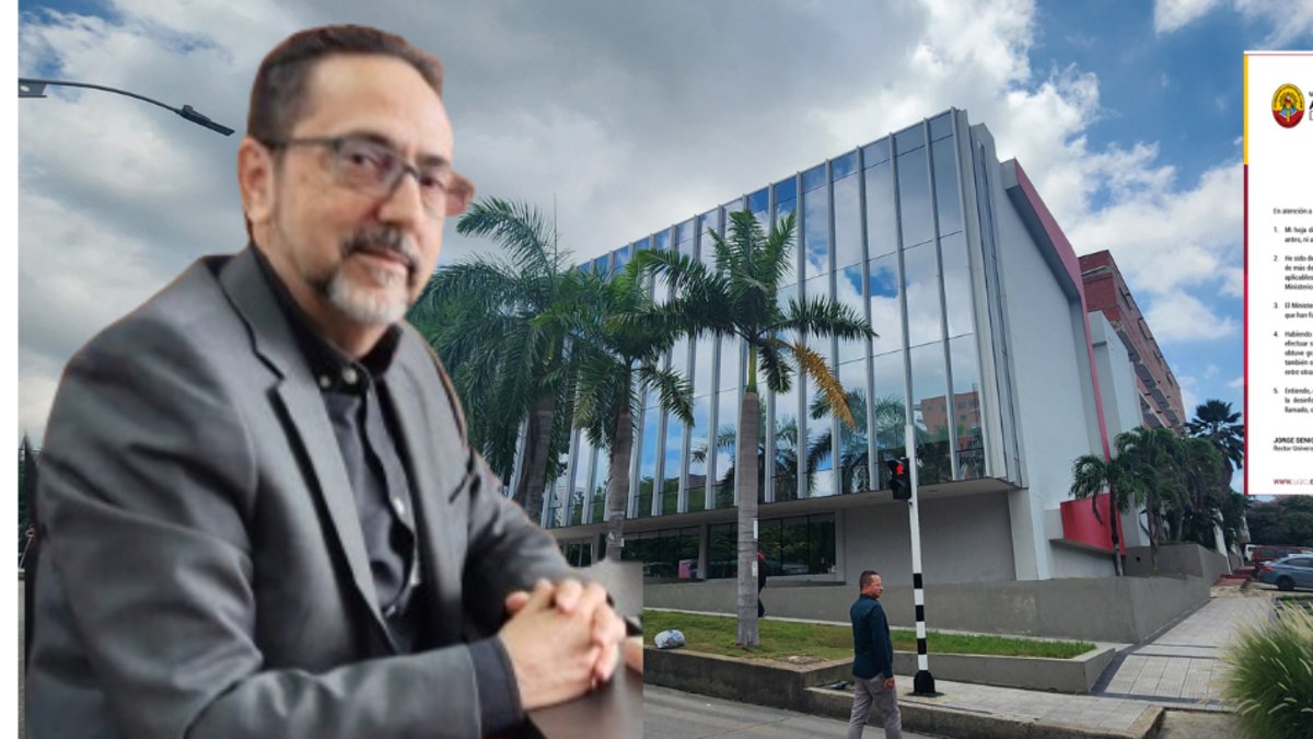 El rector de la uniautónoma responde a denuncias, admite que no tiene maestra y atribuye el cano un 'error' un 'Error' en su hoja de Vida ya Pugnas PolÍticas