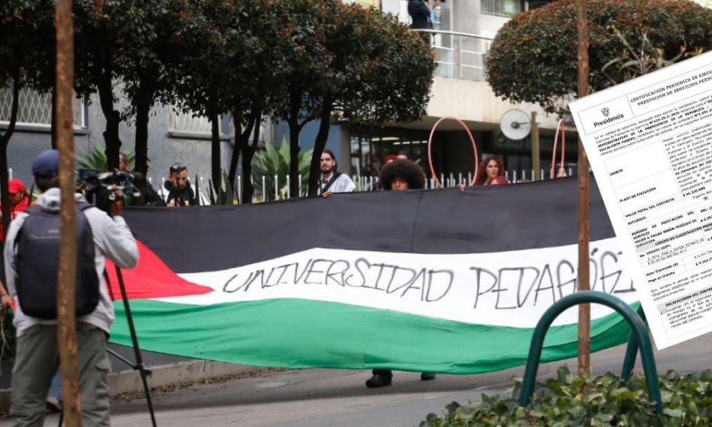 Concepto Daniel Briceño Denuncia A Supuestomo Organizador de Vandalismo en protestas Propalestinas y Revela que es contratista de presidencia