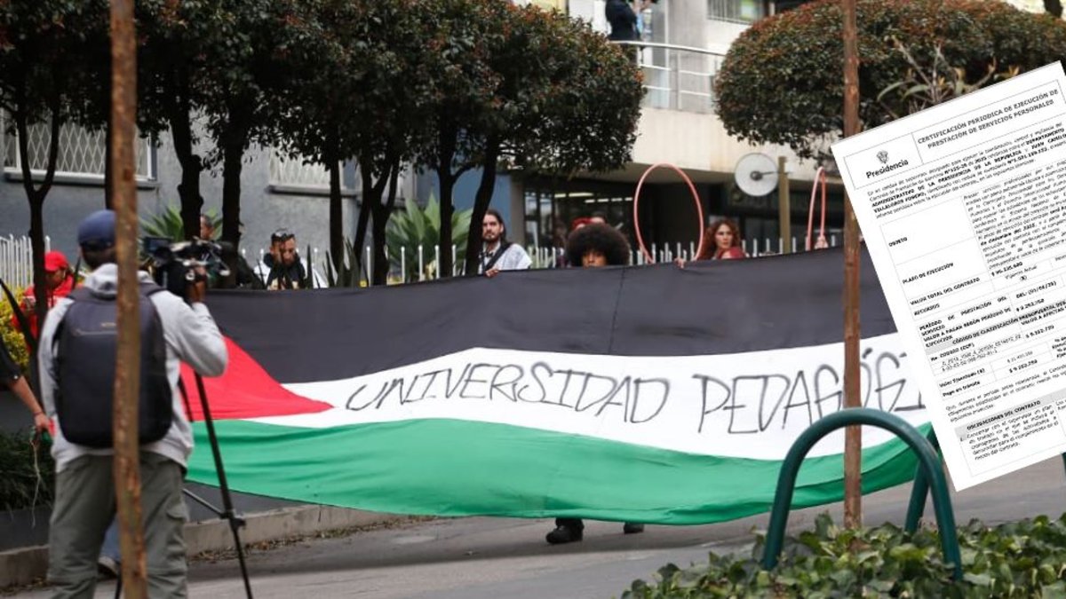 Concepto Daniel Briceño Denuncia A Supuestomo Organizador de Vandalismo en protestas Propalestinas y Revela que es contratista de presidencia