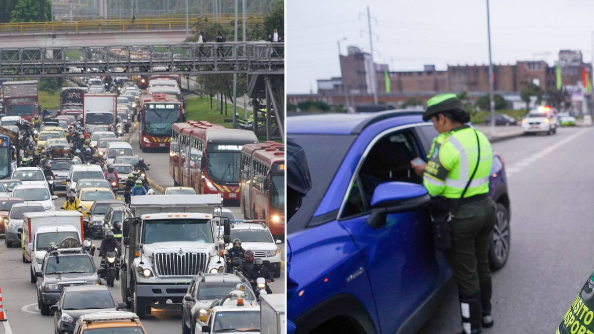 pico y placa en Bogotá para el miércoles 15 de octubre de 2025