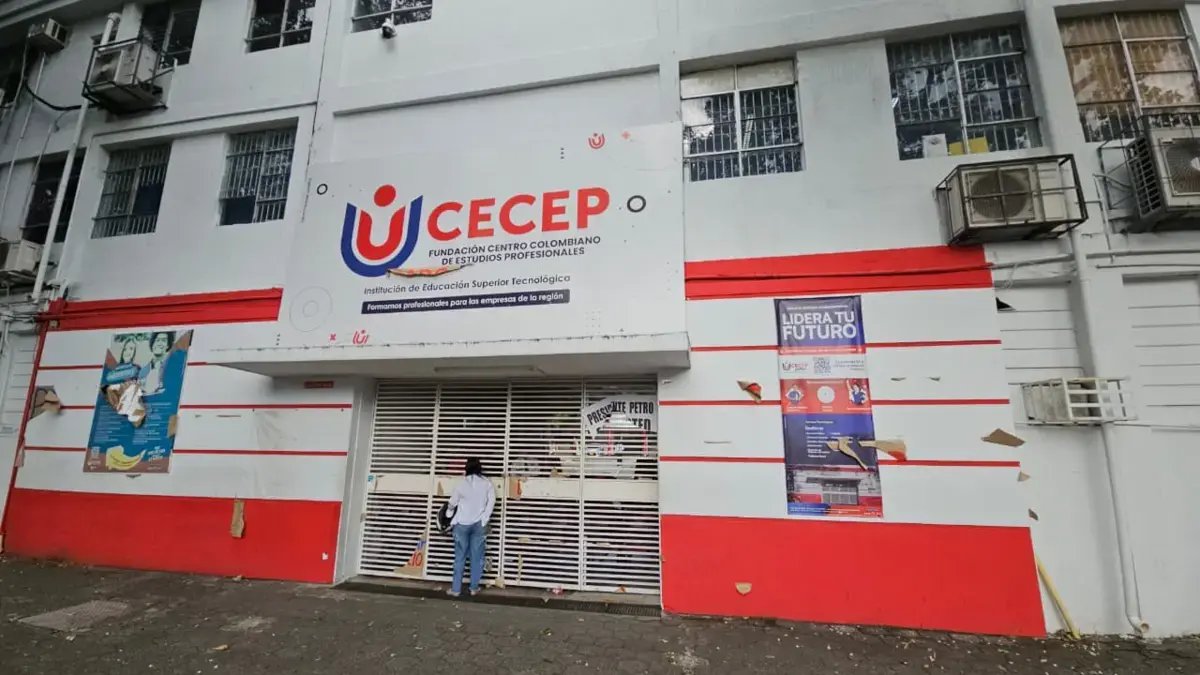 ¿Qué pasará con 1.064 estudiantes de la fundación Cecep, estamento universitario que cerraría sus puertas en Cali? Así está el panorama crítico de la entidad