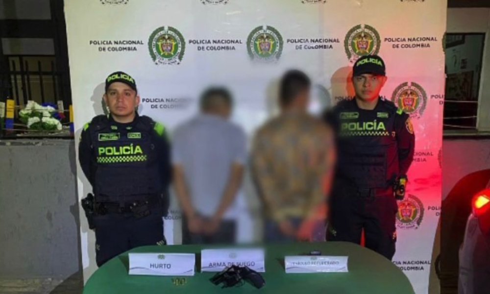 Tras una perseguridad Fueron Fueron detenidos en fontibón