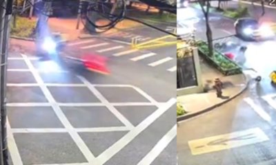 Dos Domiciliarios sufreronón un tumba accidente tras fuerte Choque en el Norte de Bogotá