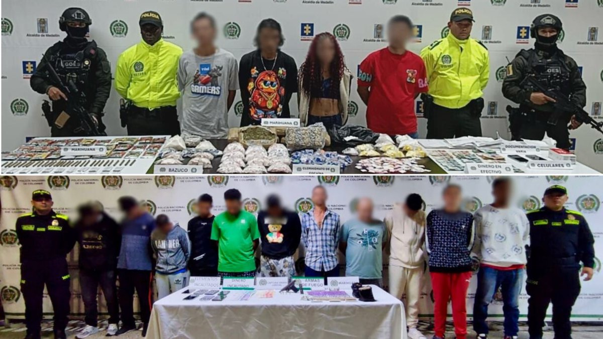 Dos Cabecillas y 13 Integrantes de 'Los Chatas' y 'Las Independencias' FUERON CAPTURADOS