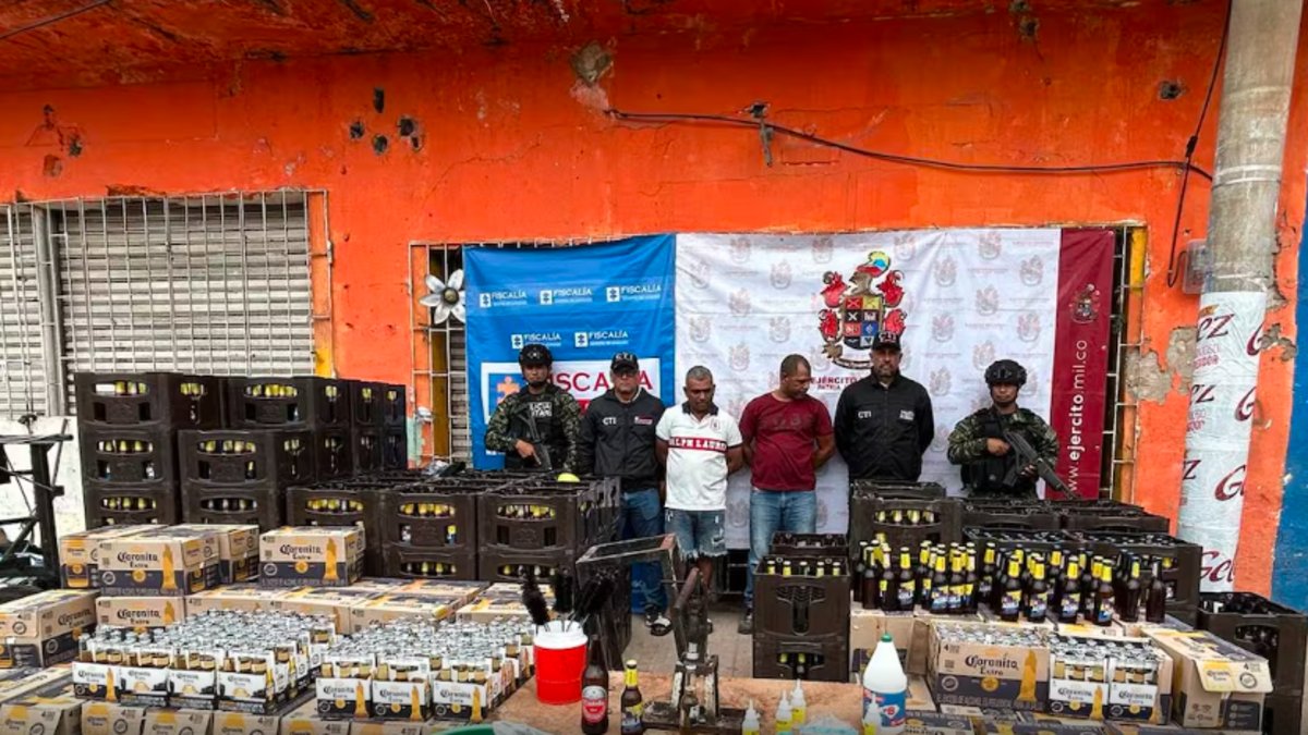 Dos Capturados y Más de Mil Unidades Incautadas