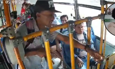 CAE UNO DE LOS TERRORES DE LOS PASAJEROS DE AUTRESOS URBANOS EN BARRANQUILLA Y SU ARATA METROPOLITANA