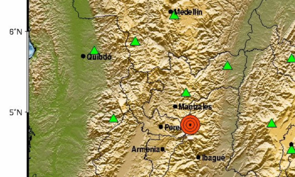 Sismo de Magnitud 3.2 SE Registó en Murillo, Tolima, Cerca del Volcán Paramillo del Cisne