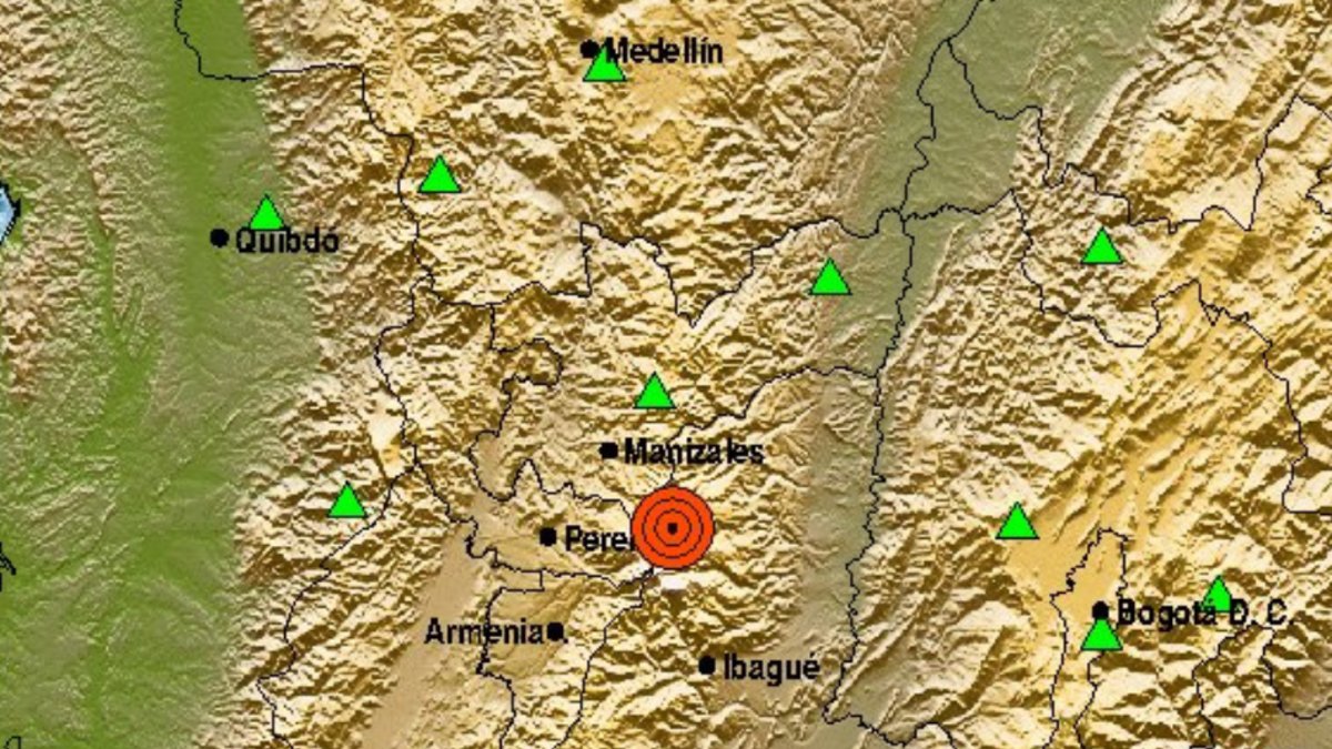 TEMBLOR EN COLOMBIA ESTE DOMINGO 5 DE OCTUBRE