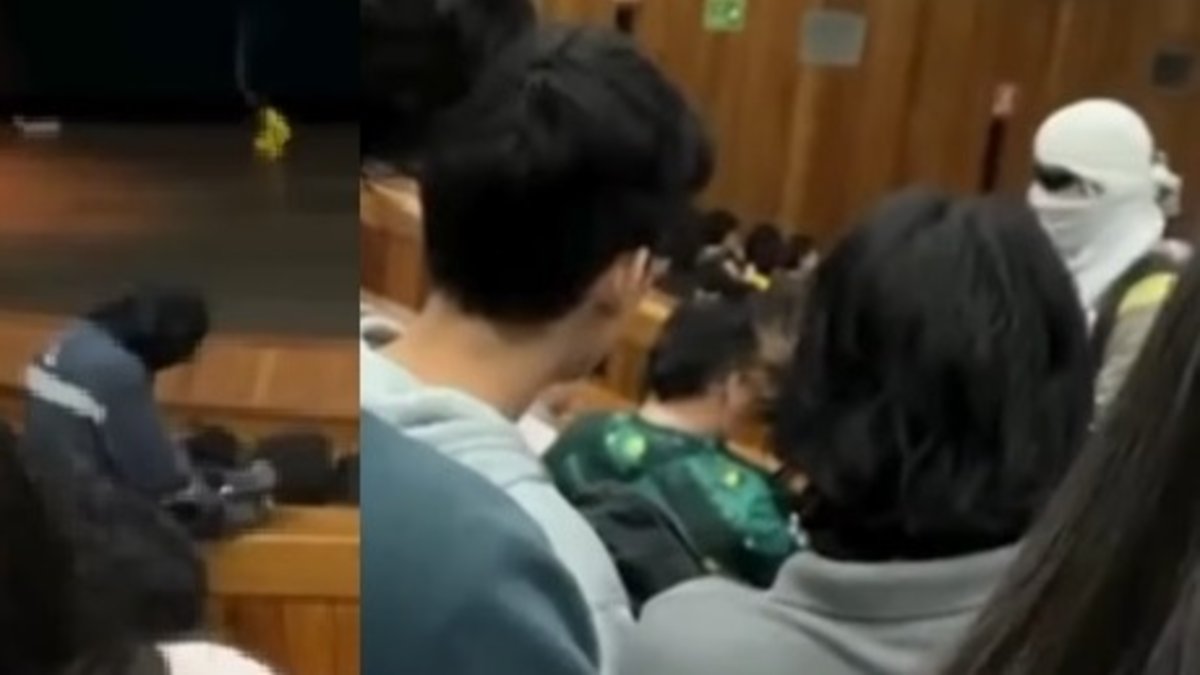 Encapuchados Lanzaron Papas Bomba en la Universidad Industrial de Santander, Irrumpieron Un Evento E Intimidaron a la Gente