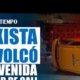 Aparatoso Volcamiento de Vehículo en la av. Ciudad de Cali en Bogotá Causa Gran Congestión Vial