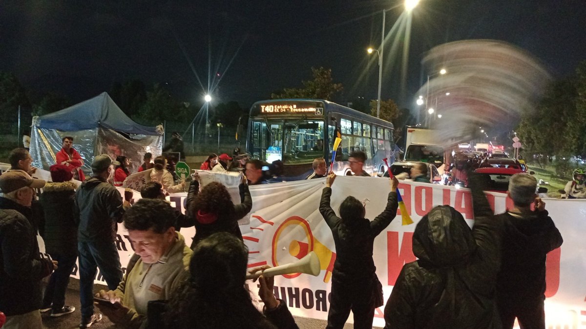 SE Informar Afectaciones en la Movilidad por manifestaciones contra el ruido en el Vive Claro en Bogotá