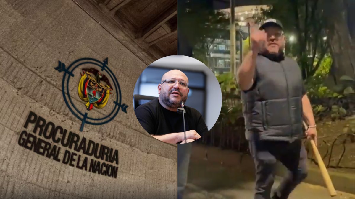 Procuraduría le abrió investigación al concejal de Medellín Andrés 'Gury' Rodríguez por su polémica aparición con un bate en las marchas de Medellín