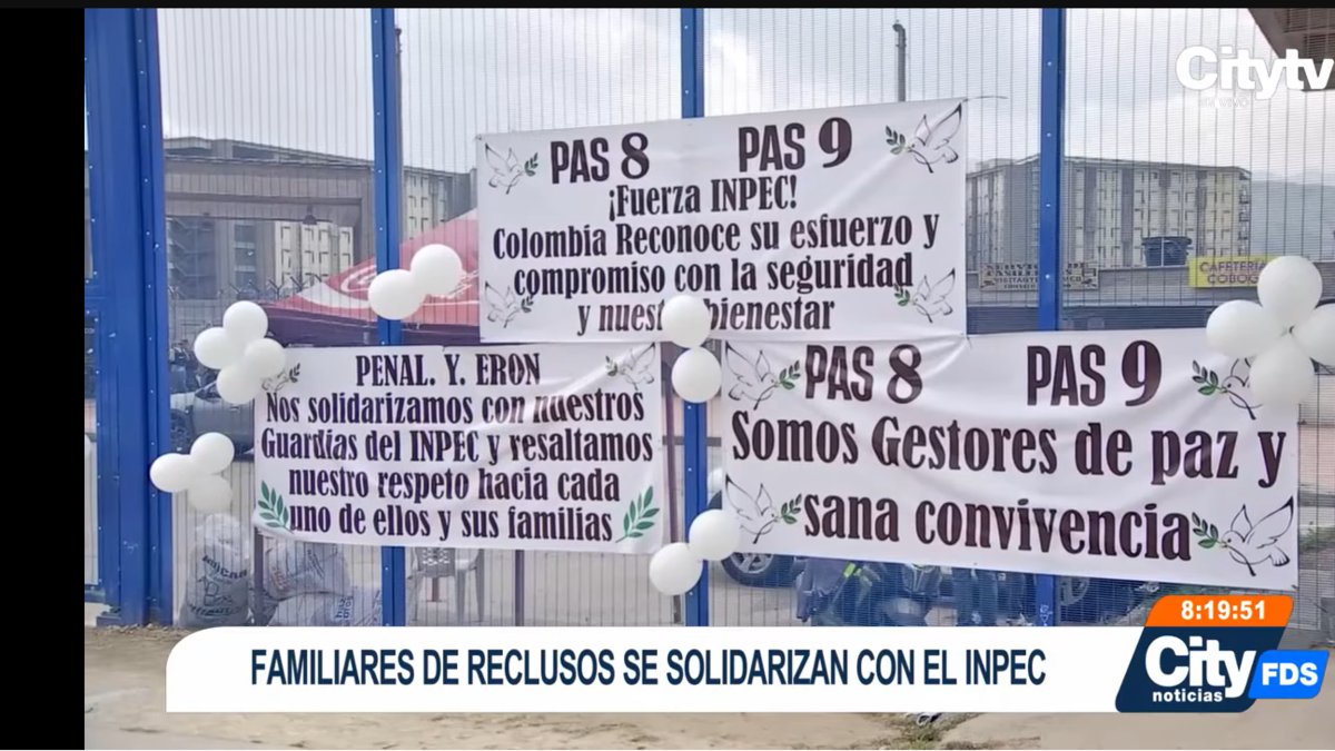 Familiares de reclusos en La Picota respaldan al Inpec y piden reactivar visitas tras ola de ataques contra los guardianes