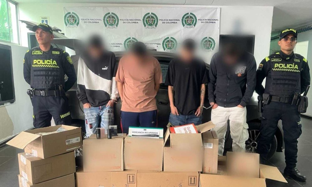 uno de los capturados tenia antecedentes