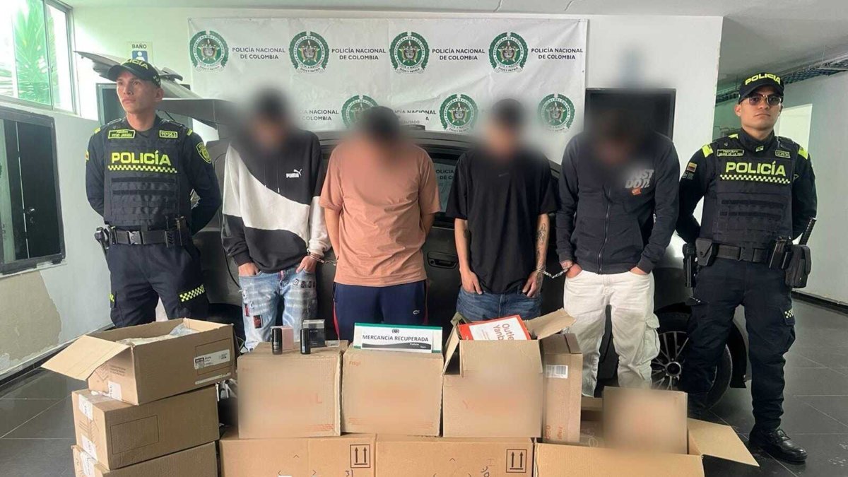 uno de los capturados tenia antecedentes