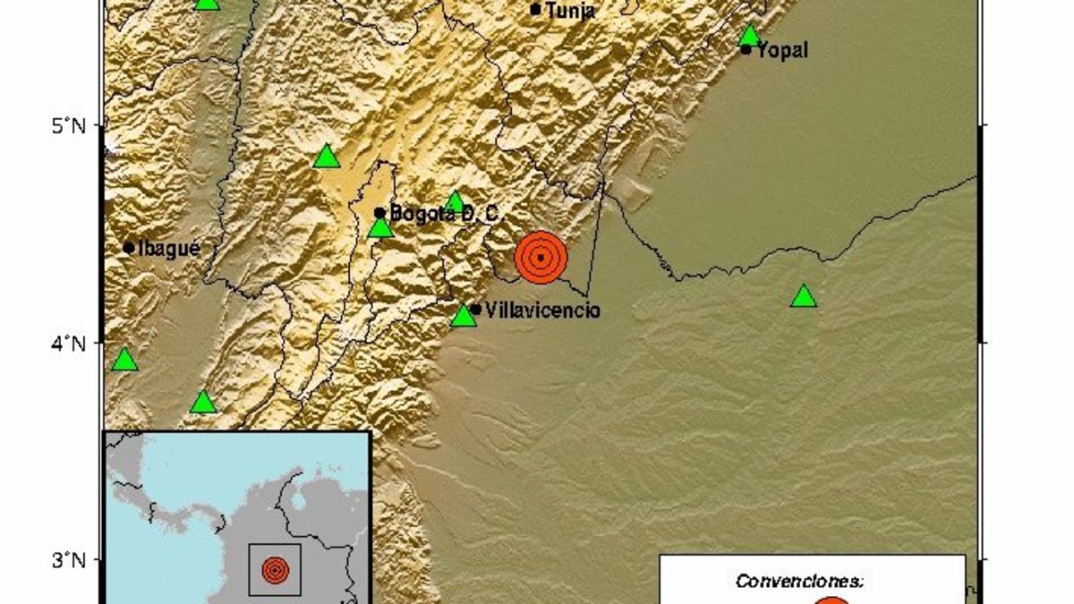 esto reportó el Servicio Geológico