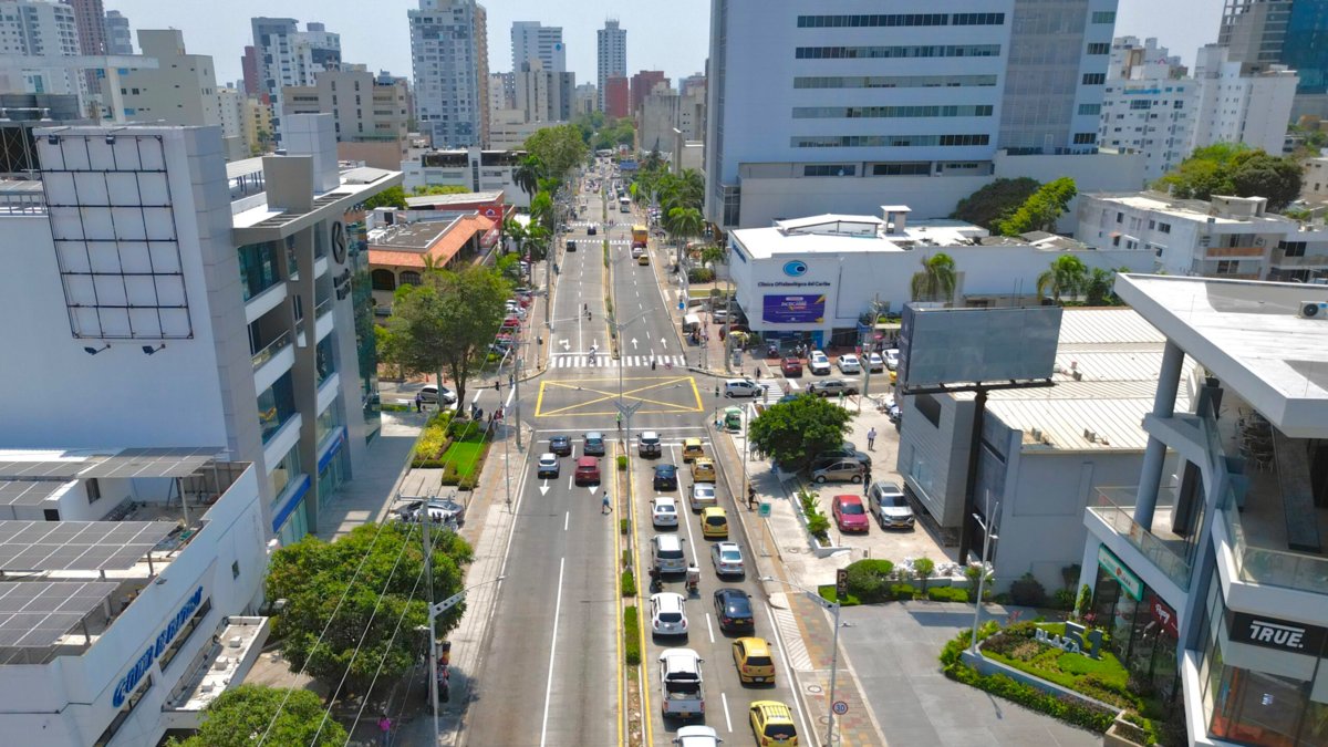 Desde este martes, el contraflujo en la carrera 51B será permanente en Barranquilla por su eficacia al reducir en 57 % los tiempos de viaje