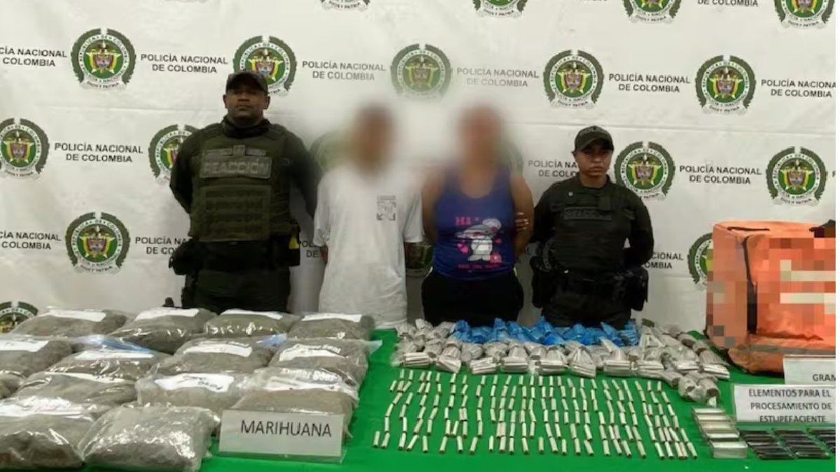 En Santa Marta cae banda que usaba elementos de una plataforma de domicilios para distribuir marihuana: pasaban desapercibidos como repartidores