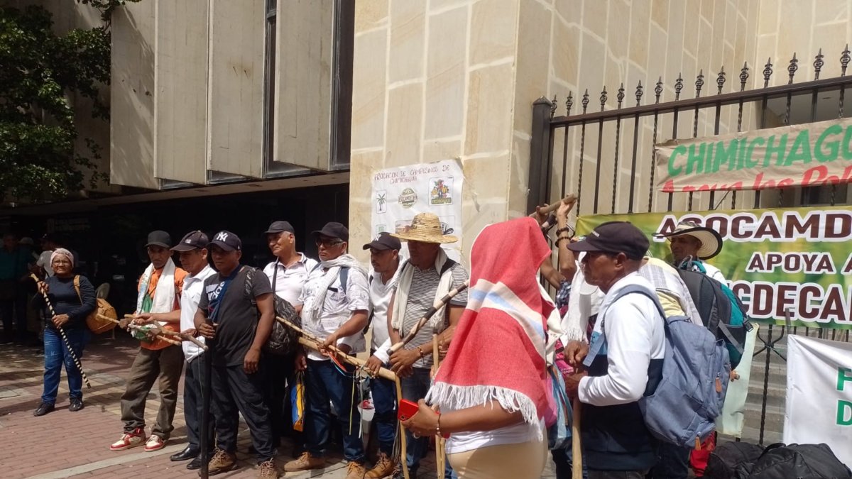 Campesinos de Chimichagua exigen al Gobierno Nacional la entrega de 2.034 hectáreas de tierra pactadas en los acuerdos con la ANT