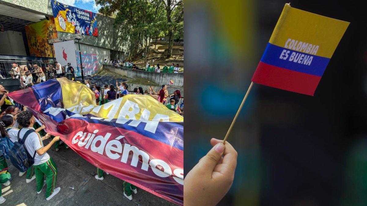¡Colombia es Buena! Con una toma cultural desde la comuna 13 de Medellín inició el recorrido que busca reinstaurar la autoestima colectiva del país.