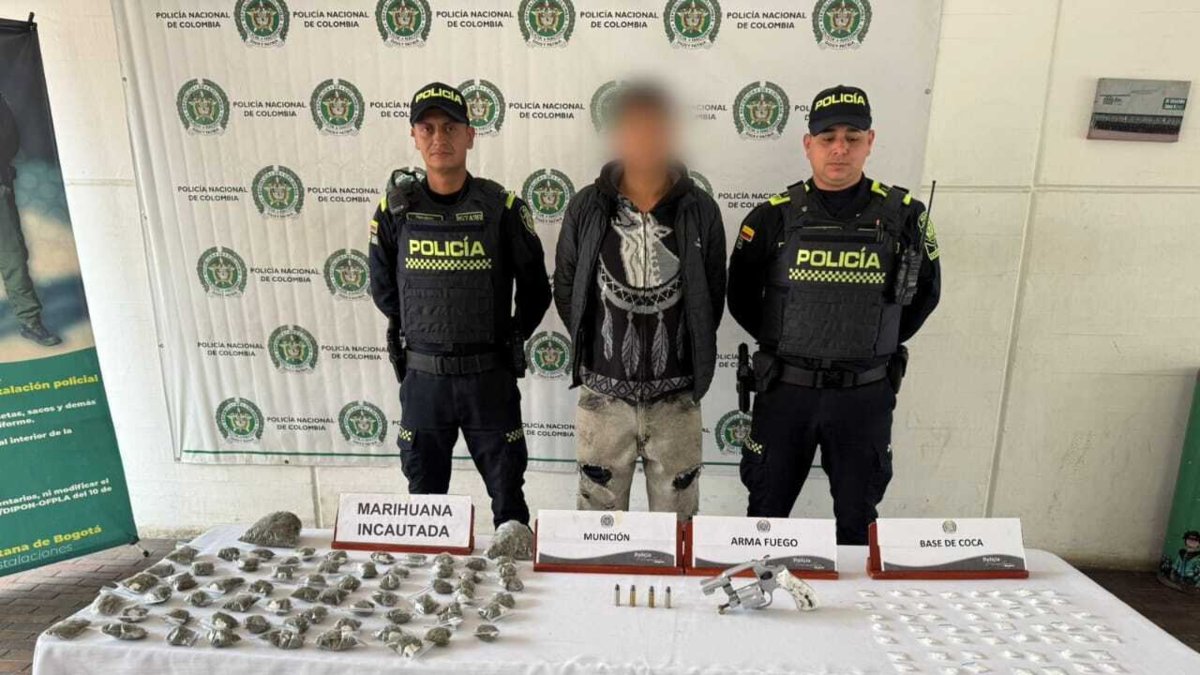 Capturado en Ciudad Bolívar un joven que intentó huir con droga y un arma de fuego