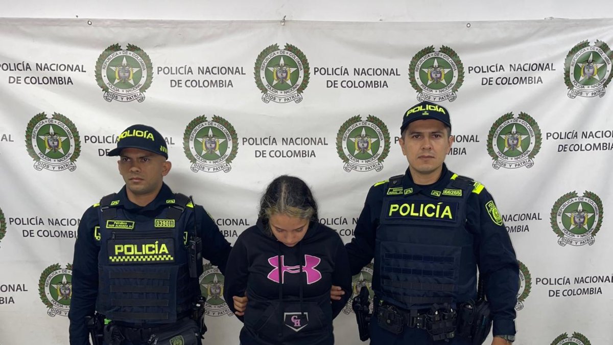 Cayó alias Yenny, considerada la 'reina' de las rentas criminales en Itagüí