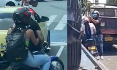 Tras la pista de pareja de 'motoladrones' en Cali: los mismos que hirieron a pasajero del MIO habrían robado a una mujer en plena calle