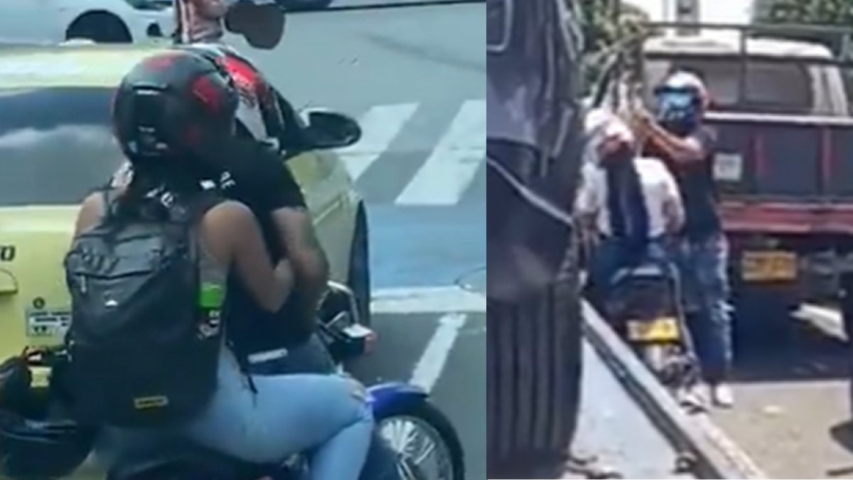 Tras la pista de pareja de 'motoladrones' en Cali: los mismos que hirieron a pasajero del MIO habrían robado a una mujer en plena calle