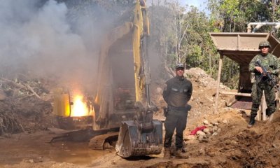 operativo contra la minería ilegal dejó 10 capturados en San Carlos