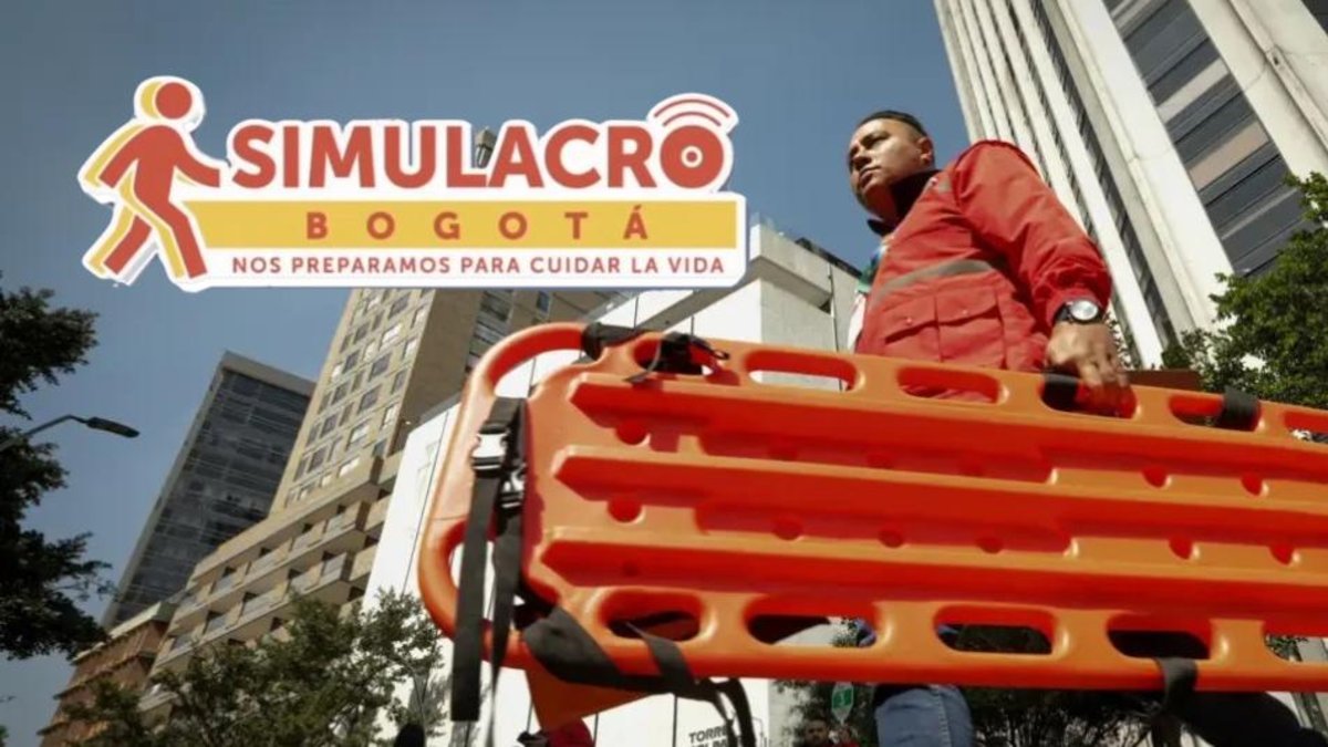 esto es todo lo que debe saber para el simulacro de este miércoles 22 de octubre en Bogotá