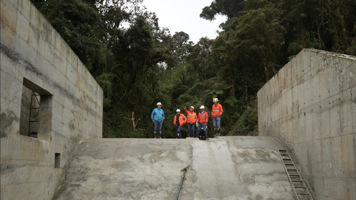Avanzamos obras de captación de agua de Chingaza que garantizarán el abastecimiento para unos 440.000 bogotanos