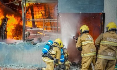 6 máquinas en la emergencia