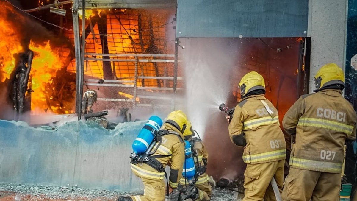 6 máquinas en la emergencia