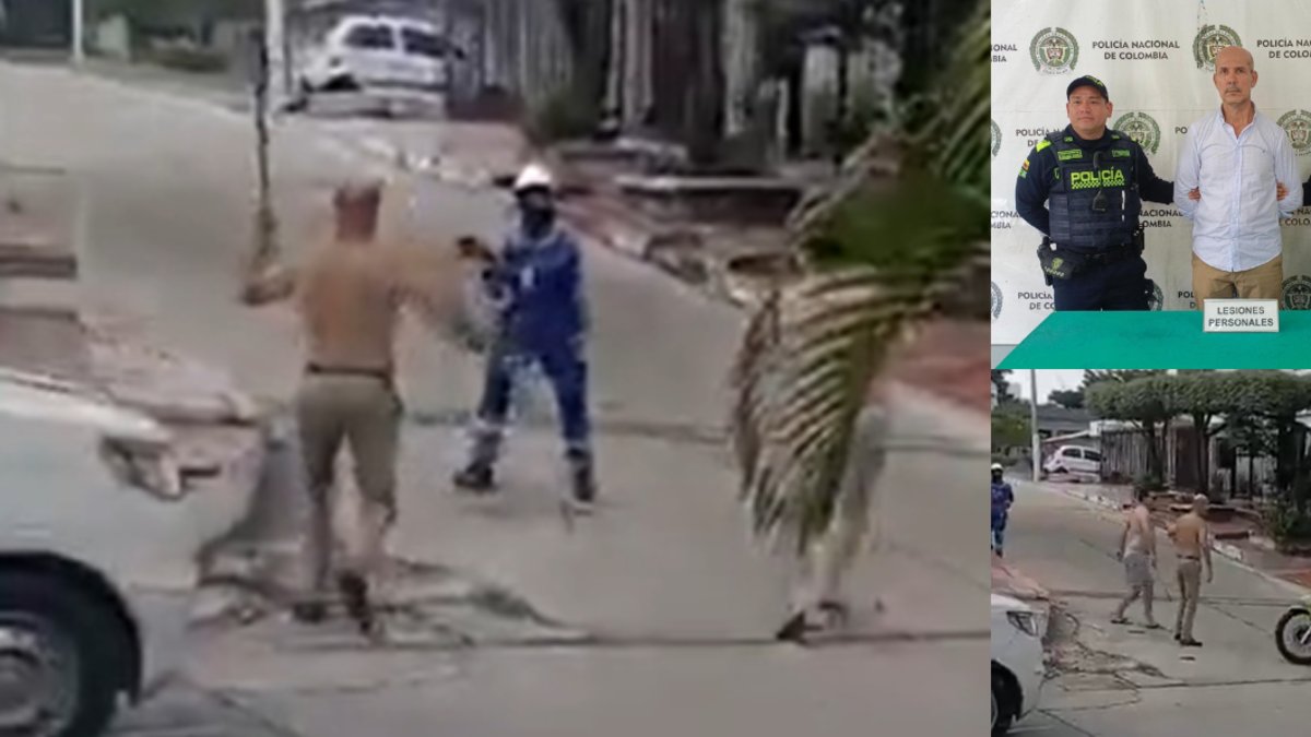 la agresión quedó grabada en video que se viralizó en las redes sociales