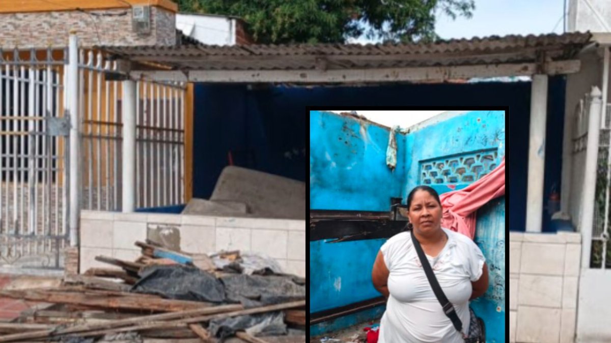 'Me tiré encima de mis nietos para que no les cayera el techo': Familia damnificada tras colapso de vivienda por las fuertes lluvias