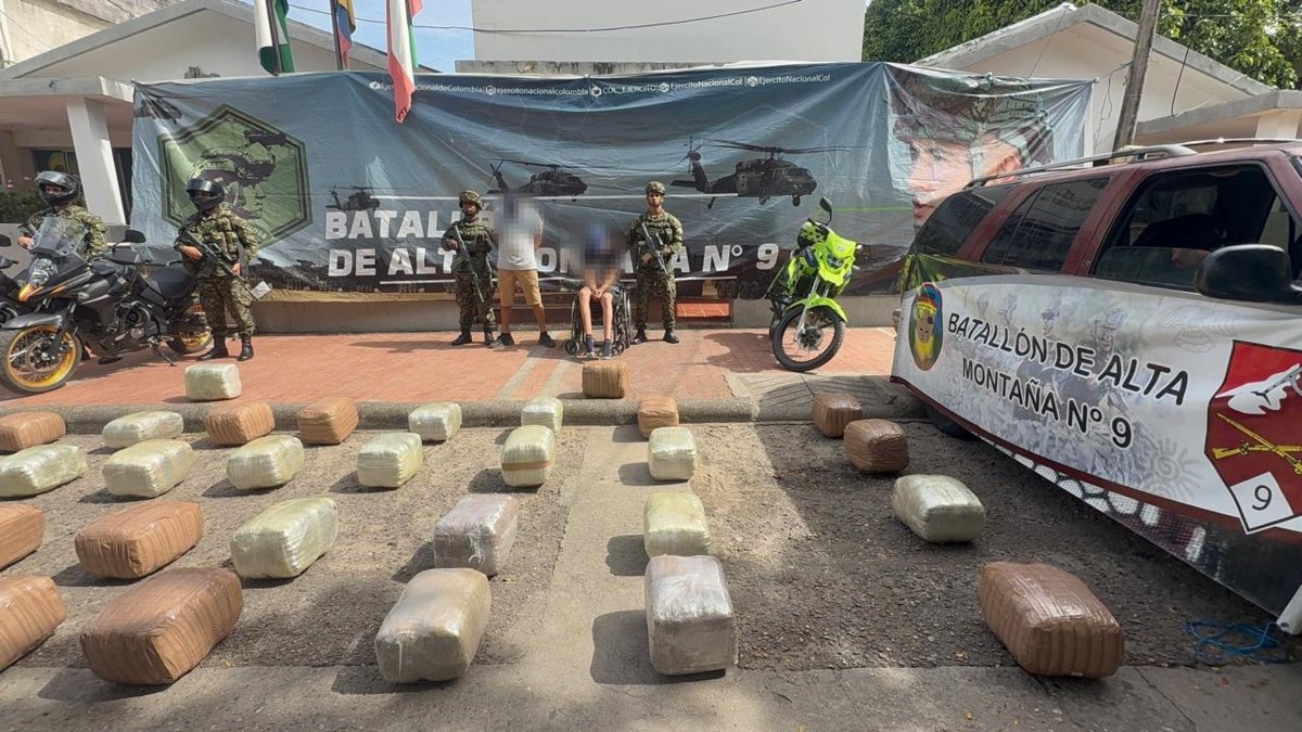 Ejército incautó marihuana que iría camino a Bogotá, se capturó a alias 'Junior' y otras operaciones