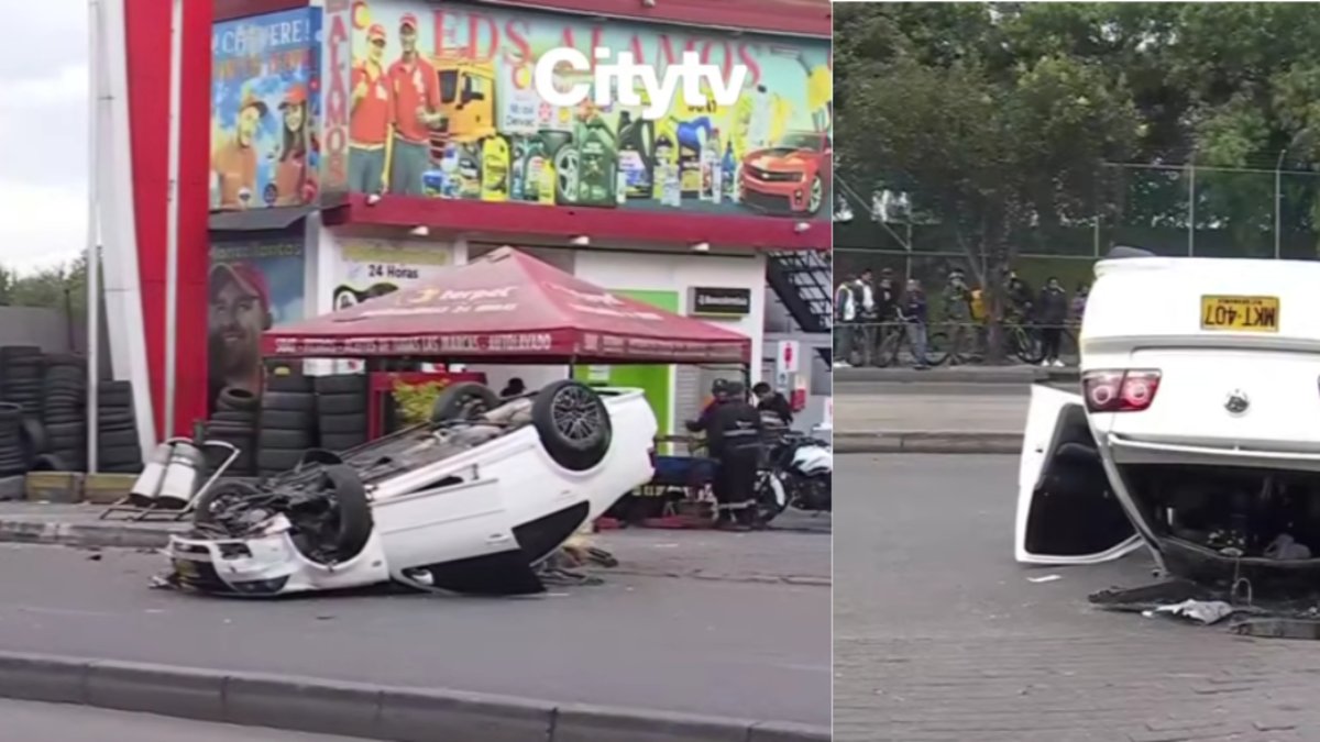 Este es el sitio exacto del fatal accidente en Halloween en Bogotá, que complica la movilidad en la ciudad este 31 de octubre