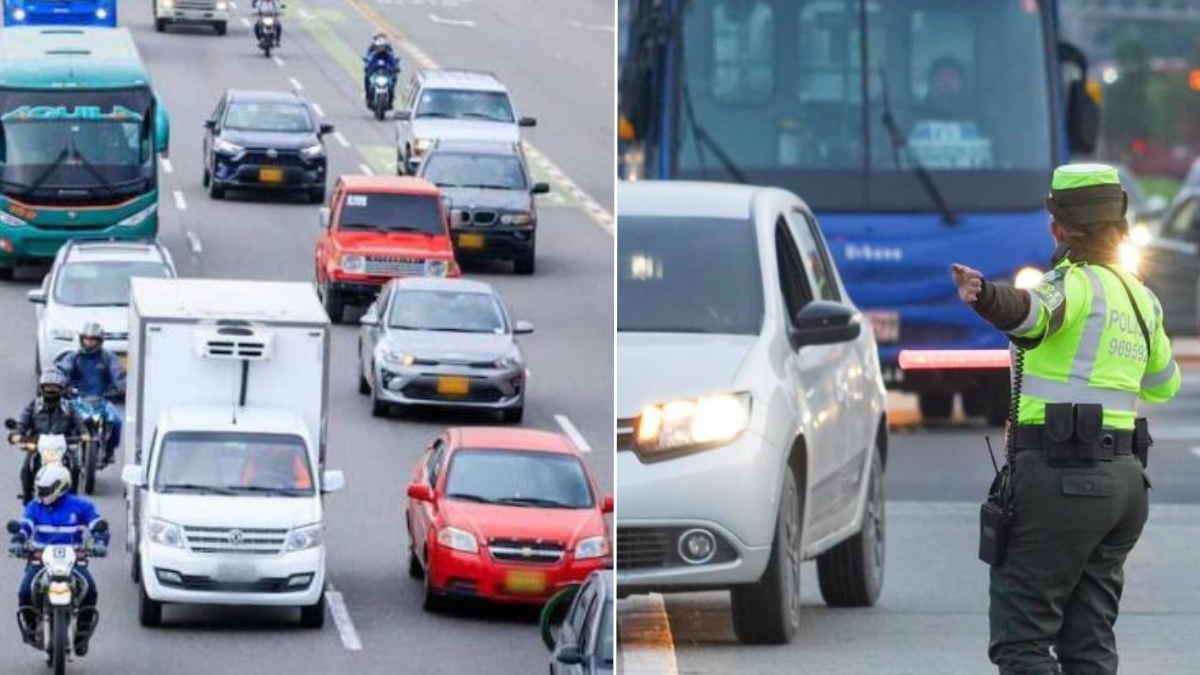 Estos son los carros con placas registradas fuera de Bogotá a los que no se les aplica la nueva medida de pico y placa los sábados.