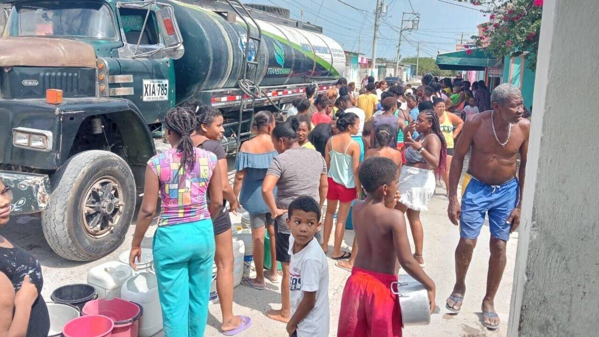 Aliste los baldes porque 300 barrios se quedarán sin agua desde mañana por parada técnica de la empresa Aguas de Cartagena
