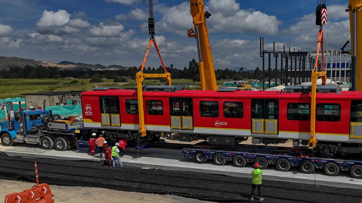 Vagones del metro de Bogotá sufrieron accidente en China