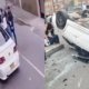 Nuevo video muestra quién condujo el carro que se accidentó en Bogotá y dejó dos motociclistas muertos: ¿había conductor elegido?